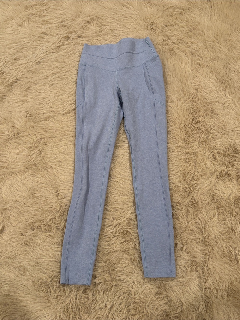 RHONE Light Blue High-Waist Slim Leg Leggings
